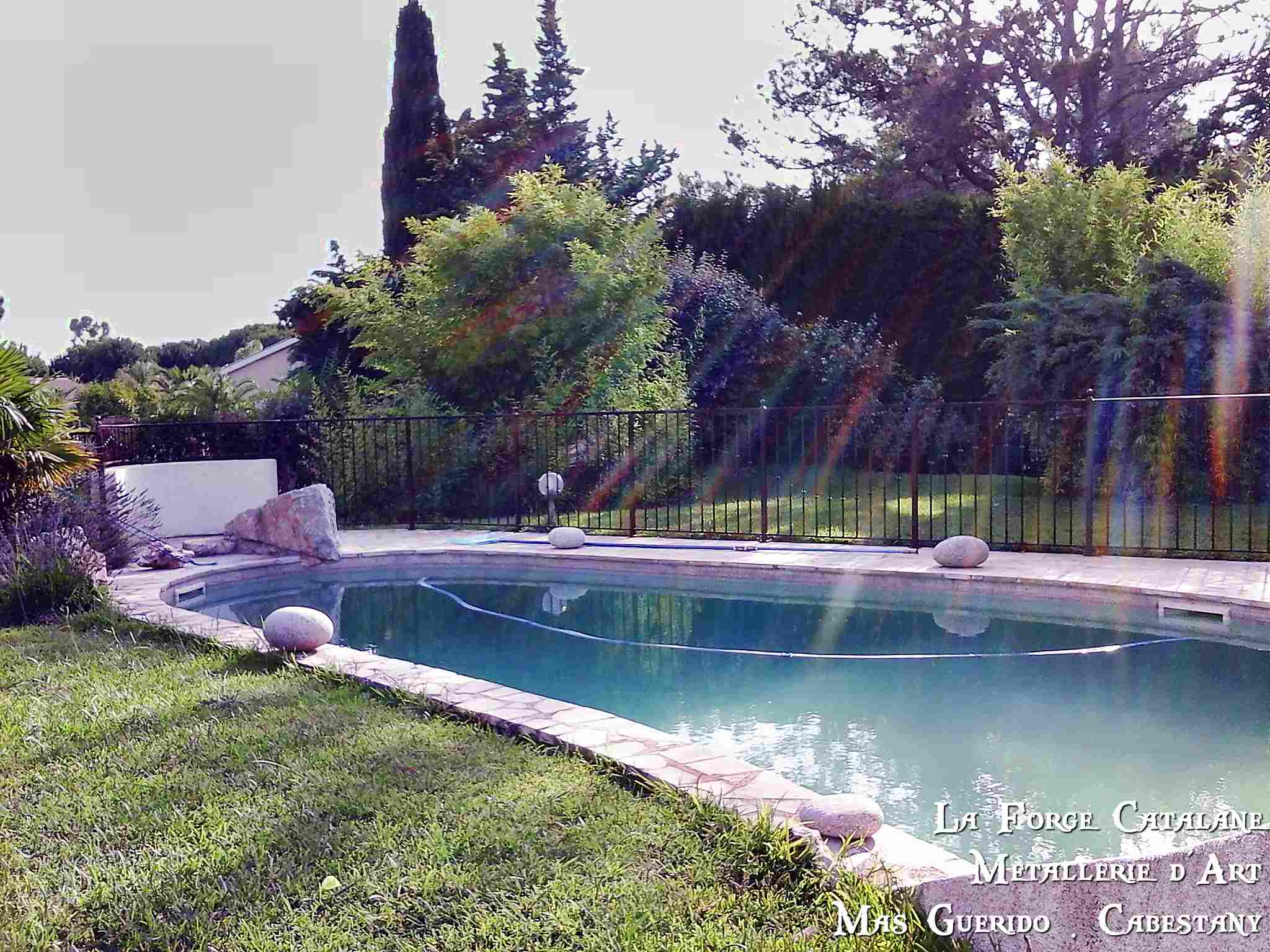 rambarde garde corps  barreaux droit bagues piscine fer La Forge Catalane (5).jpg